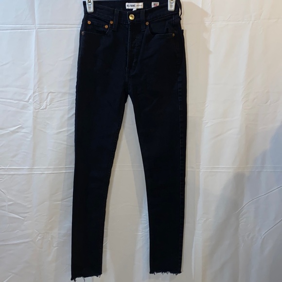 Re/Done Denim - Re/Done Originals High Rise Ankle Skinny Button Fly Jeans Size 25 Made I…